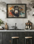 Poster - Monkey Animal Vintage Art Wallart 04