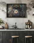 Plakat - Monkey Animal Vintage Art Illustration Wallart 05