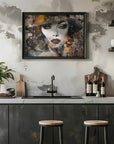 Plakat - Woman Portrait Abstract Art Illustration Wallart 40