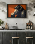 Plakat - Thinking Monkey