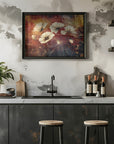 Plakat - Flower Floral Art Vintage Style 2