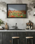 Plakat - Red Flowers 01 - Admen.dk
