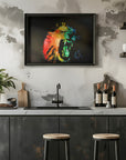 Plakat - Lion Illustration 15