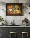 Poster - Sepia Illustration 56