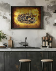Plakat - Train - Sepia Illustration 59
