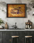 Plakat - Train - Sepia Illustration 73