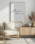 Plakat - Dare Braver Script Message