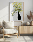 Poster - Yellow blooms in a vase