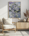 Plakat - Sady painterly florals in violet