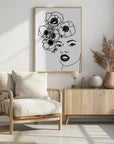 Plakat - Anemone portrait