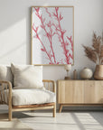 Plakat - Pink dainty branch