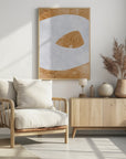 Poster - Abstract Lake Crater view