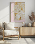 Plakat - Rekha floral art pair (left)