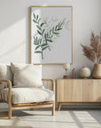 Plakat - Watercolor laurel branch