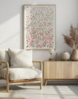 Plakat - Field of pink flowers