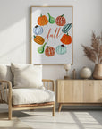 Poster - Fall pumpkins