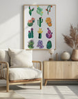Poster - Collection of cacti