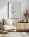 Poster - This house runs on coffee