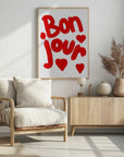 Plakat - Bonjour Hearts