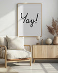 Plakat - Positive Yay Word