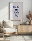 Plakat - Hello Different Languages