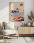 Plakat - Beach Please - Admen.dk
