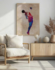 Plakat - Vibrant Soccer Header
