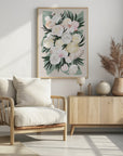 Poster - Dara bouquet with leaves and peonies