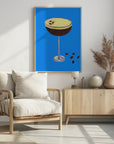 Plakat - Espresso Martini Blue