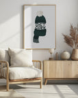 Poster - Get cozy (green)