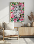 Poster - Floral silent night