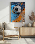 Plakat - Vibrant Soccer Goal