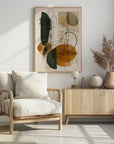 Plakat - Abstract Beige No 1