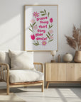 Plakat - Lets move - Rosana Laiz Blursbyai