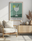 Plakat - Gin & Tonic