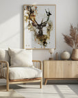 Plakat - Deer Ink Illustration 01