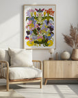 Plakat - Abstract Autumn Floral - Admen.dk
