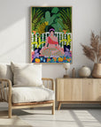Plakat - Woman In Lotus Position - Admen.dk