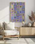 Poster - Colorful digital grandma squares IV