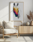 Poster - Horse Wild Tribal Illustration Art 06