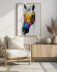 Plakat - Horse Wild Tribal Illustration Art 08