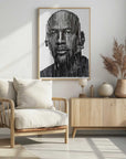 Plakat - Michael Jordan - Air in lines - Erik Van Velzen