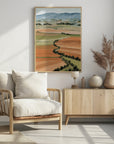 Plakat - Queniva patchwork landscape