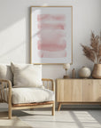 Plakat - Abstract Blush Stripes