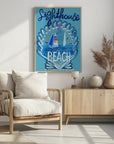 Poster - Lighthouse Beach art
