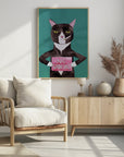 Plakat - Smoking cat