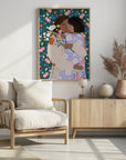Plakat - Mother and Daughter in wildflower garden - Bea Müller