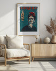 Poster - Frida with Monkey