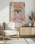 Poster - Cascading Pink Roses