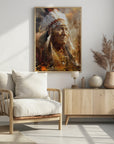 Plakat - Indian American Art Illustration Wallart 001